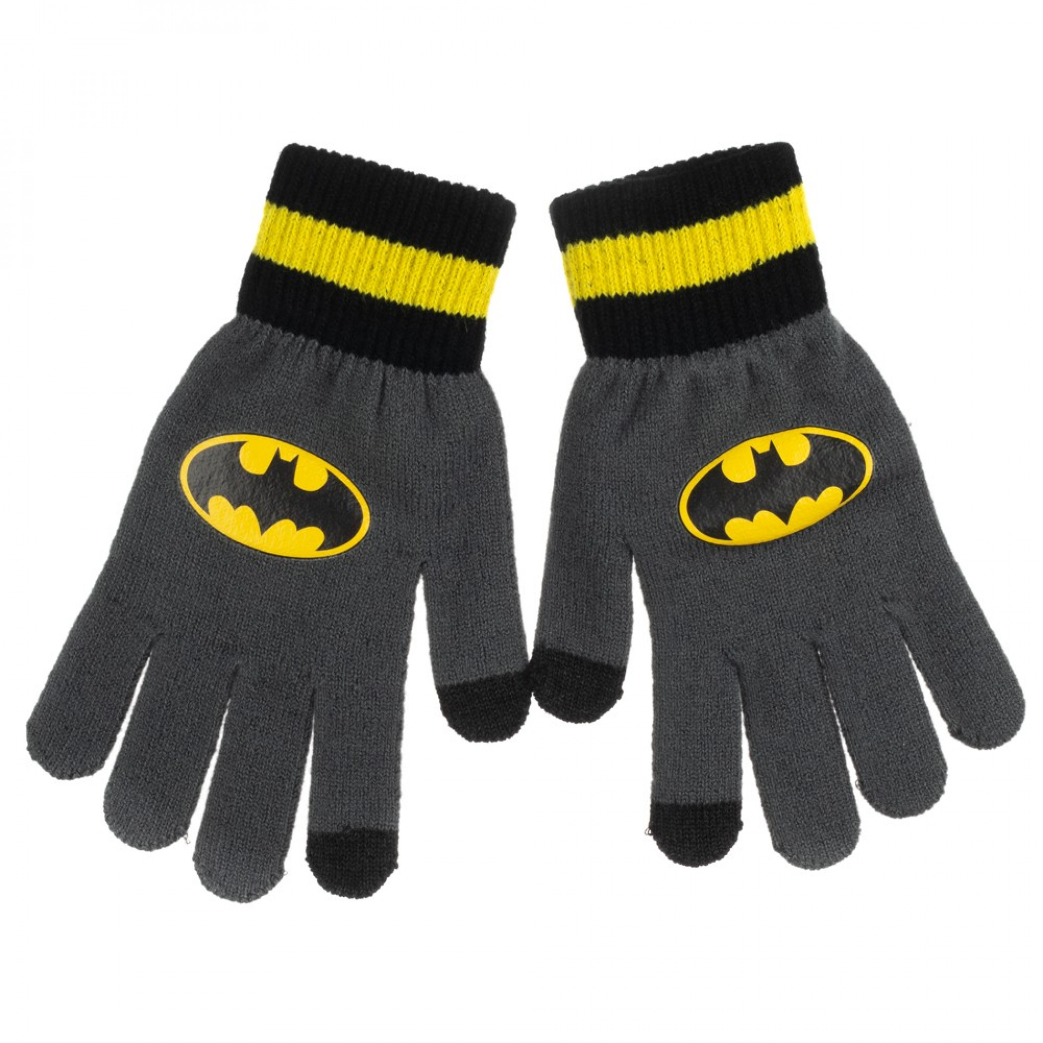 Batman Symbol Gloves with Texting Ability